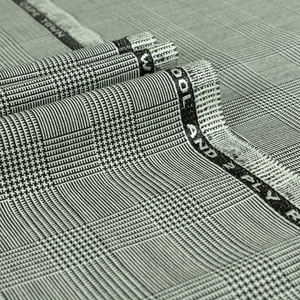 Capetown Puppytooth Check 2 Ply Mohair Fabric