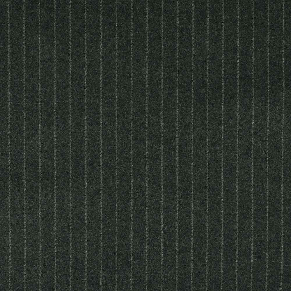 Oxbridge Flannel - Wide Chalk Stripe 100% Super 120's Wool