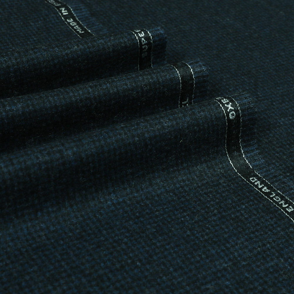 Oxbridge Flannel - Houndstooth 100% Super 120's Wool