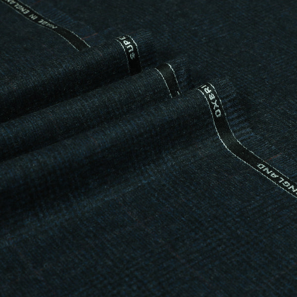 Oxbridge Flannel - Windowpane Check 100% Super 120's Wool