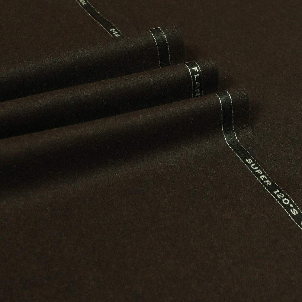 Oxbridge Flannel - Plain 100% Super 120's Wool