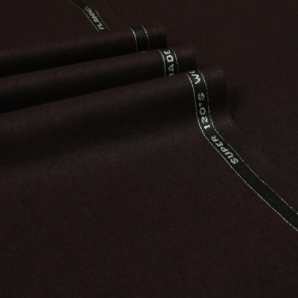 Oxbridge Flannel - Plain 100% Super 120's Wool