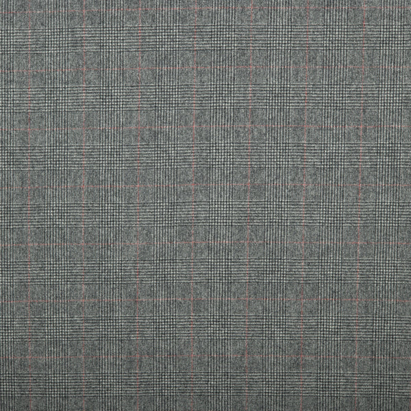 Oxbridge Flannel - Glencheck with Overcheck 100% Super 120's Wool