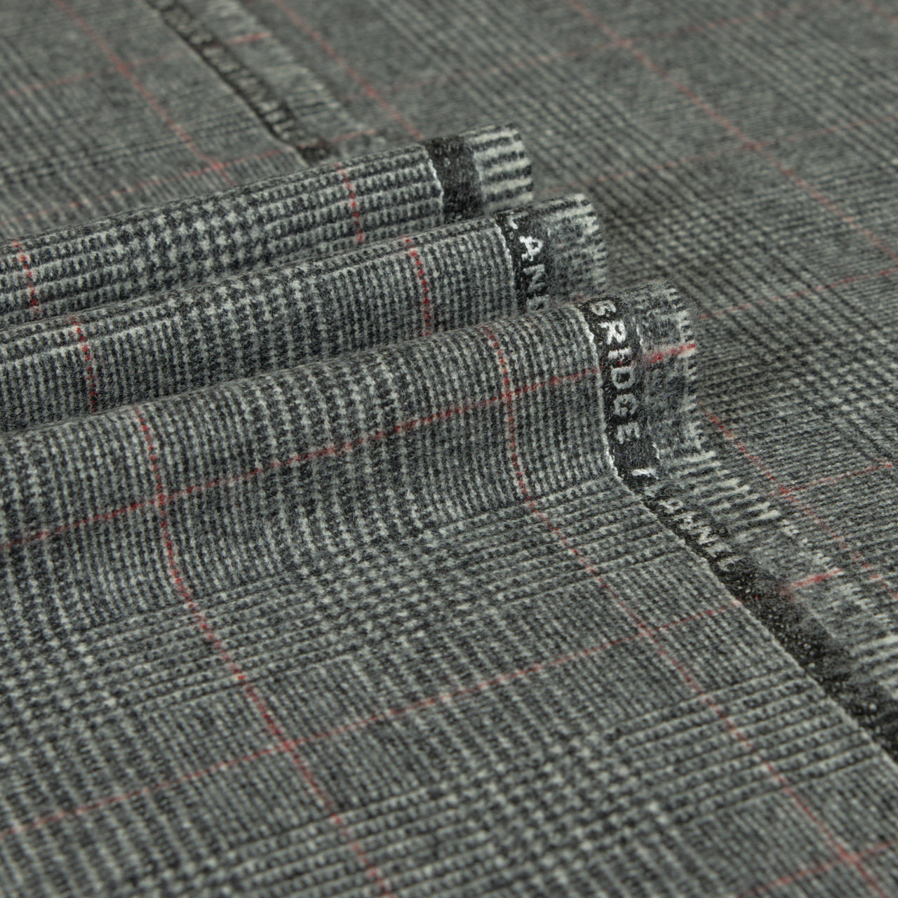 Oxbridge Flannel - Glencheck with Overcheck 100% Super 120's Wool