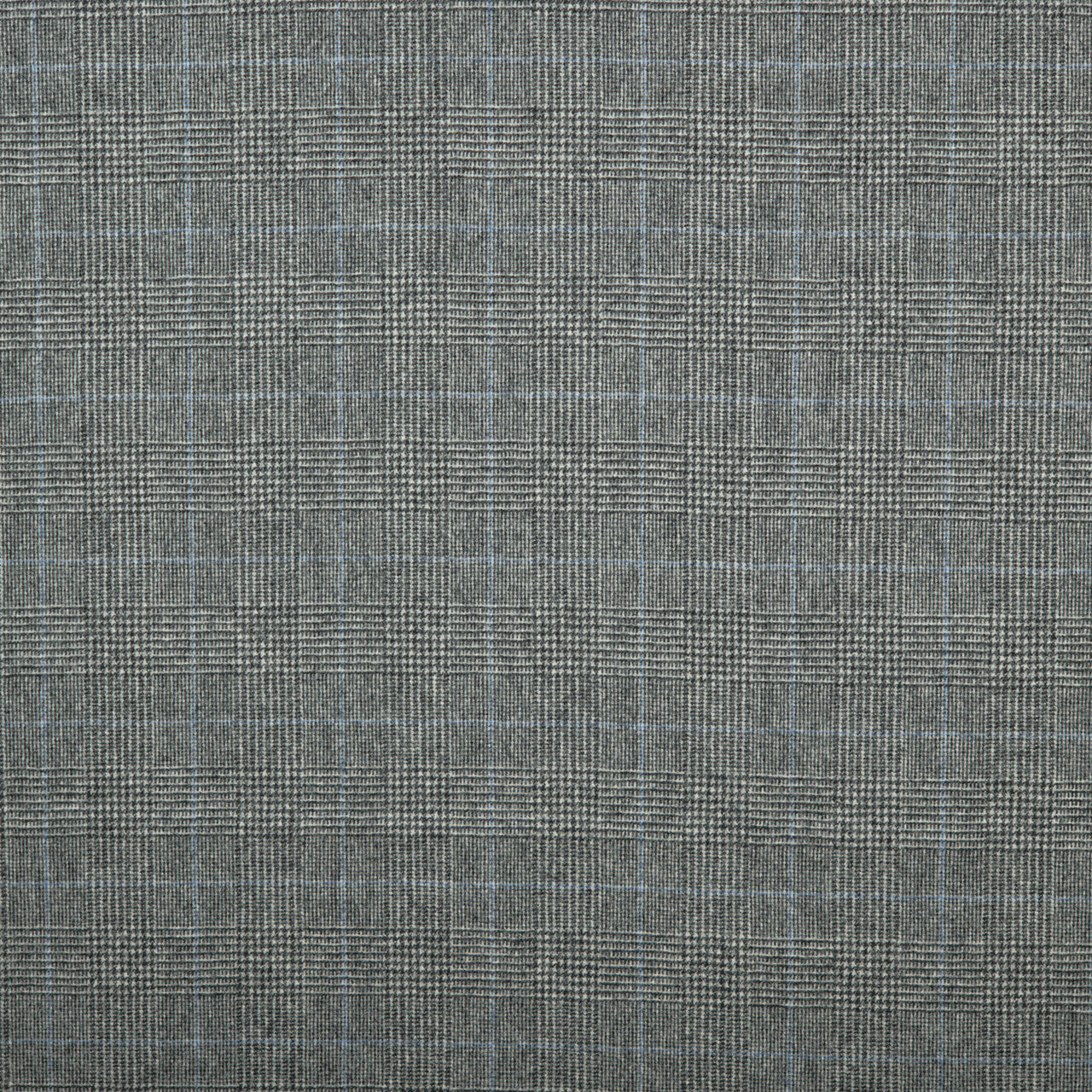 Oxbridge Flannel - Glencheck with Overcheck 100% Super 120's Wool
