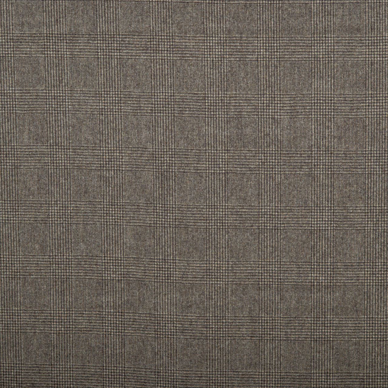 Oxbridge Flannel - Glencheck 100% Super 120's Wool