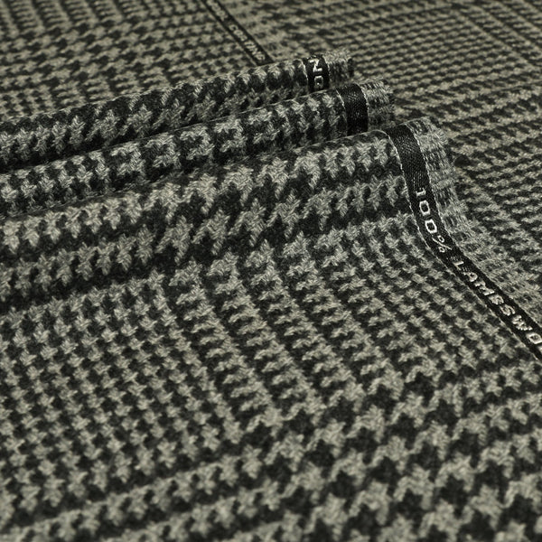 Snowdonia - Oversized Glen Check Wool Coating