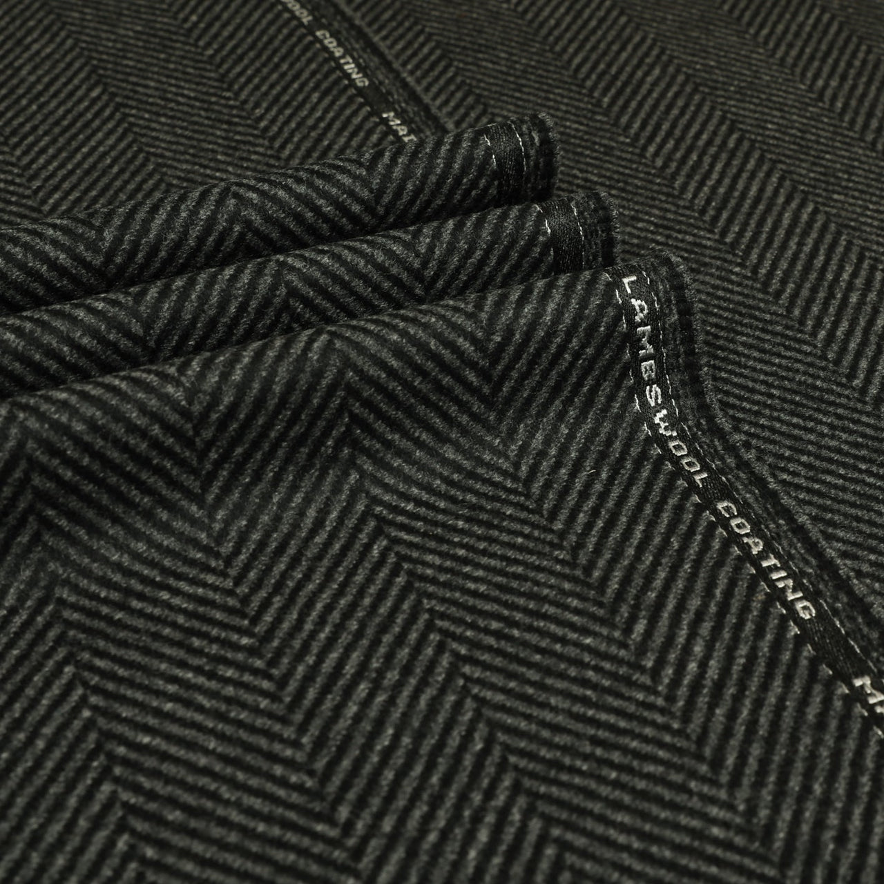 Snowdonia - Wide Herringbone Wool Coating
