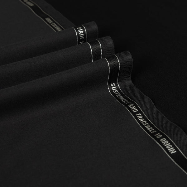 Barathea Escorial Black Label Suiting Cloth