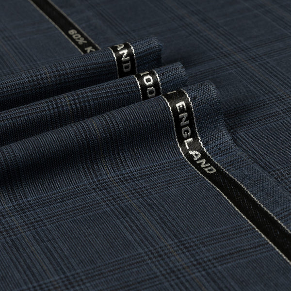 British Mohair - Glen Check Kid Mohair Super 100's Wool