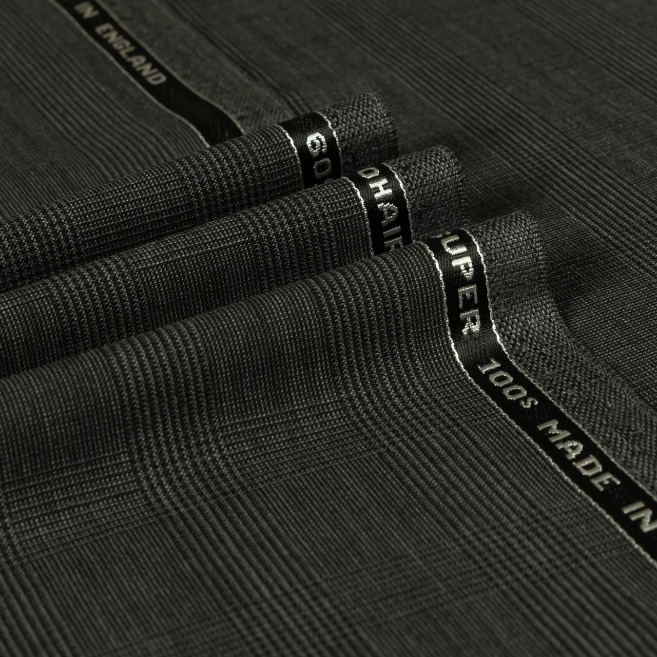 British Mohair - Glen Check Kid Mohair Super 100's Wool