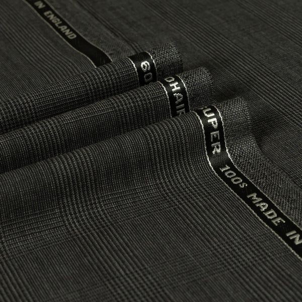 British Mohair - Glen Check Kid Mohair Super 100's Wool