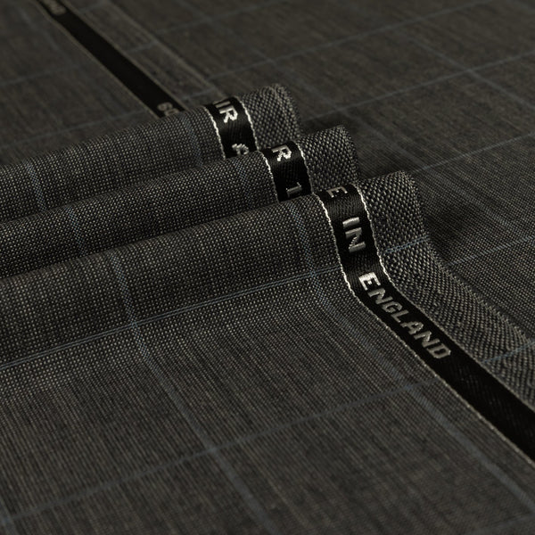 British Mohair - Windowpane Kid Mohair Super 100's Wool