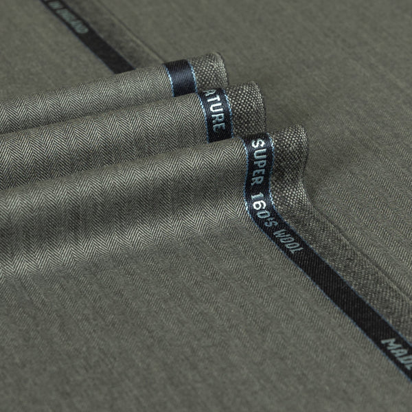 Signature - Herringbone Super 160's Wool