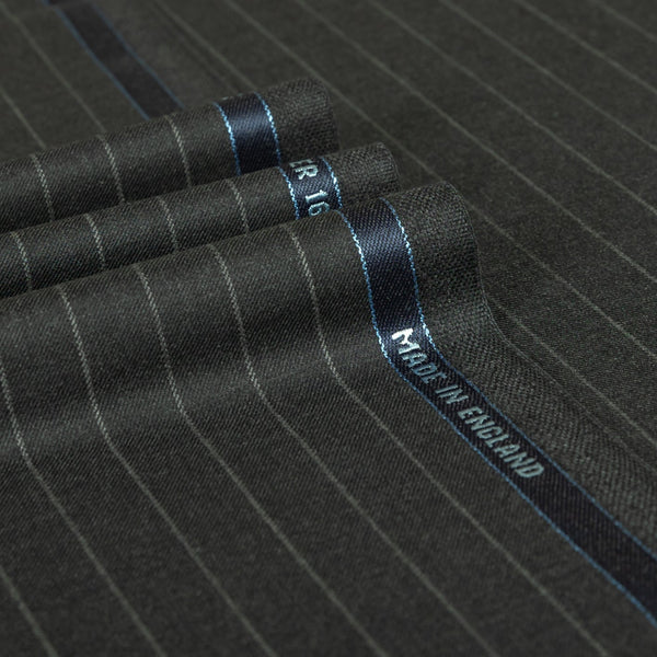 Chalk Stripe Super 160's Wool Suiting Fabrics