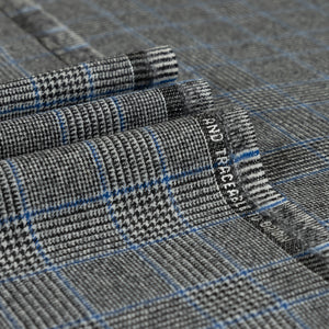 Escudo Glen Check Wool fabric