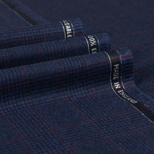 Escudo Glen Check Wool fabric