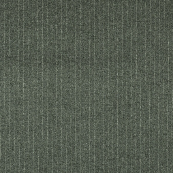 Oxbridge Flannel - Narrow Chalk Stripe Super 120's Wool Flannel