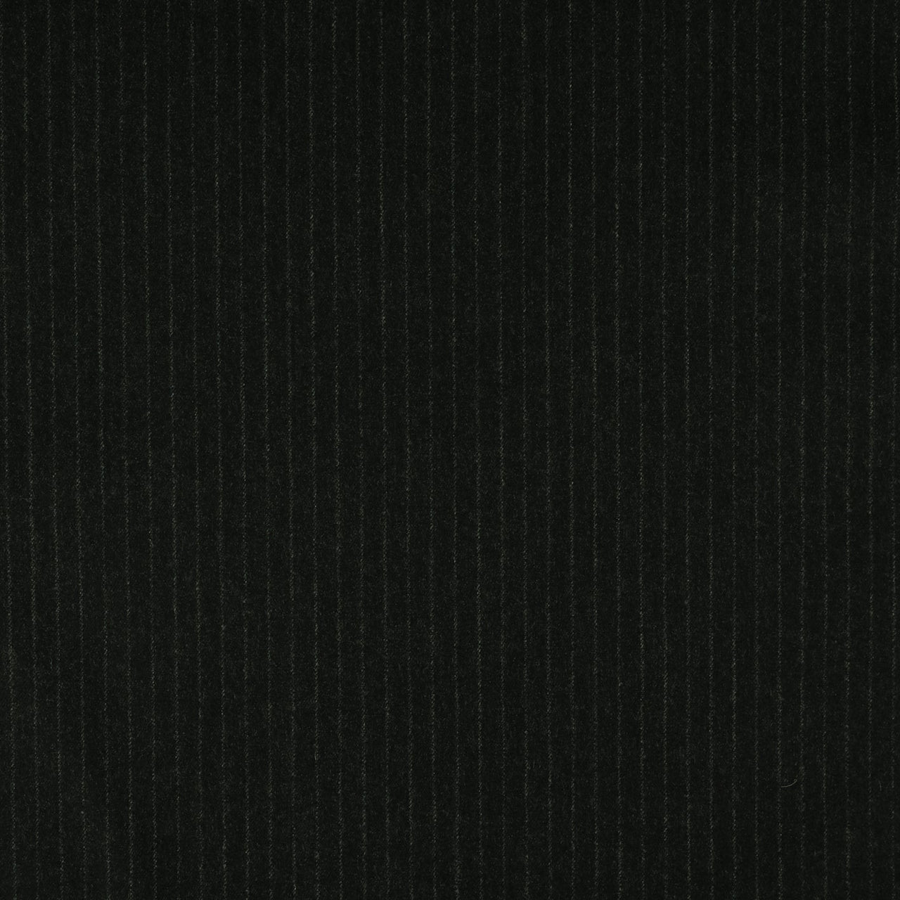 Oxbridge Flannel - Narrow Chalk Stripe Super 120's Wool Flannel