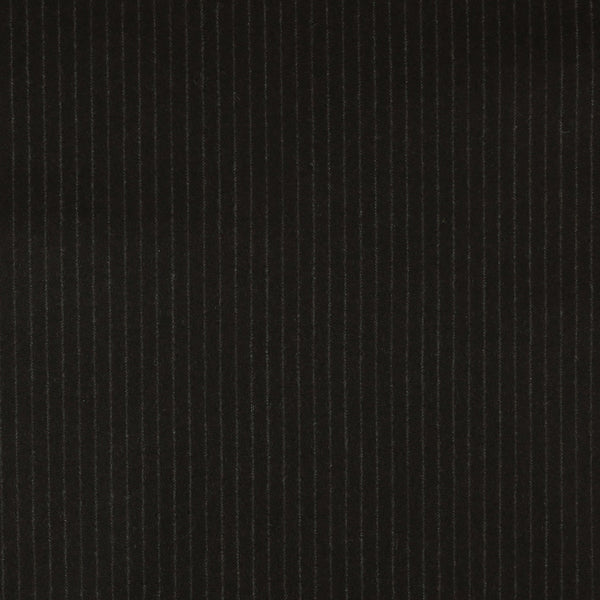 Oxbridge Flannel - Narrow Chalk Stripe Super 120's Wool Flannel