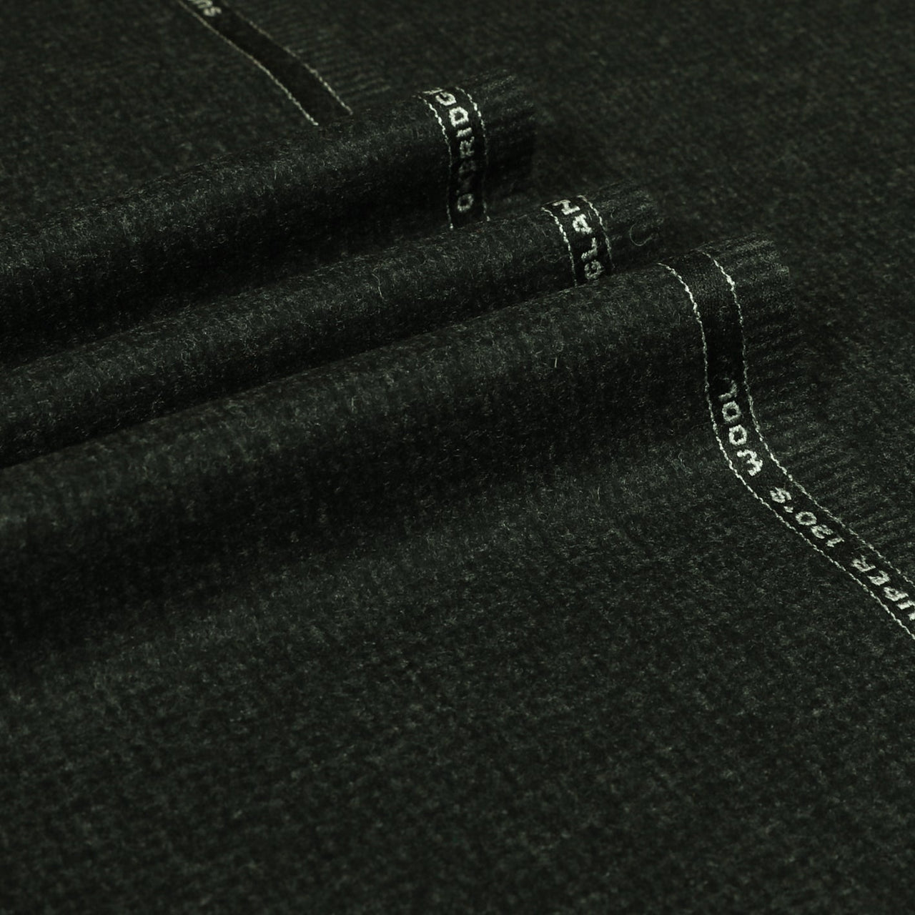 Dogtooth Check Super 120's Wool Flannel Fabric