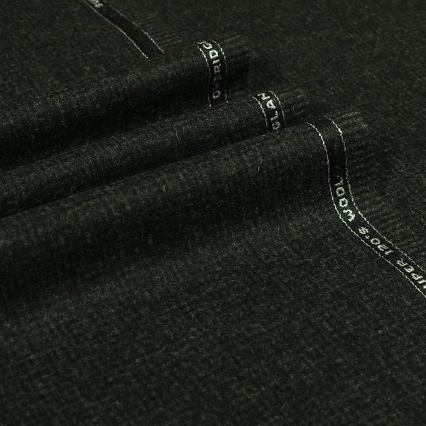 Dogtooth Check Super 120's Wool Flannel Fabric