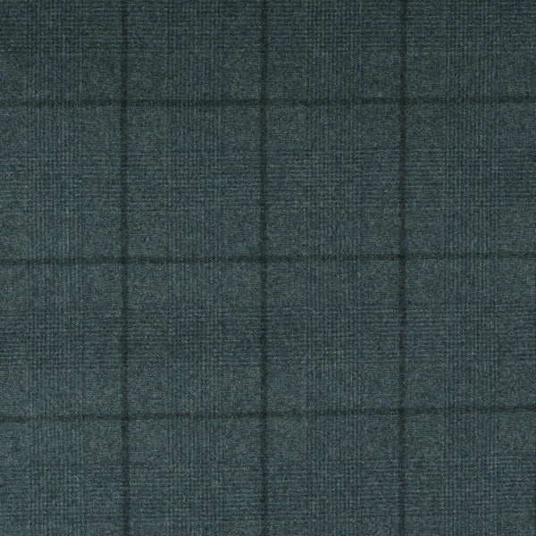 Oxbridge Flannel - Glen with Tonal Windowpane Check Super 120's Wool Flannel