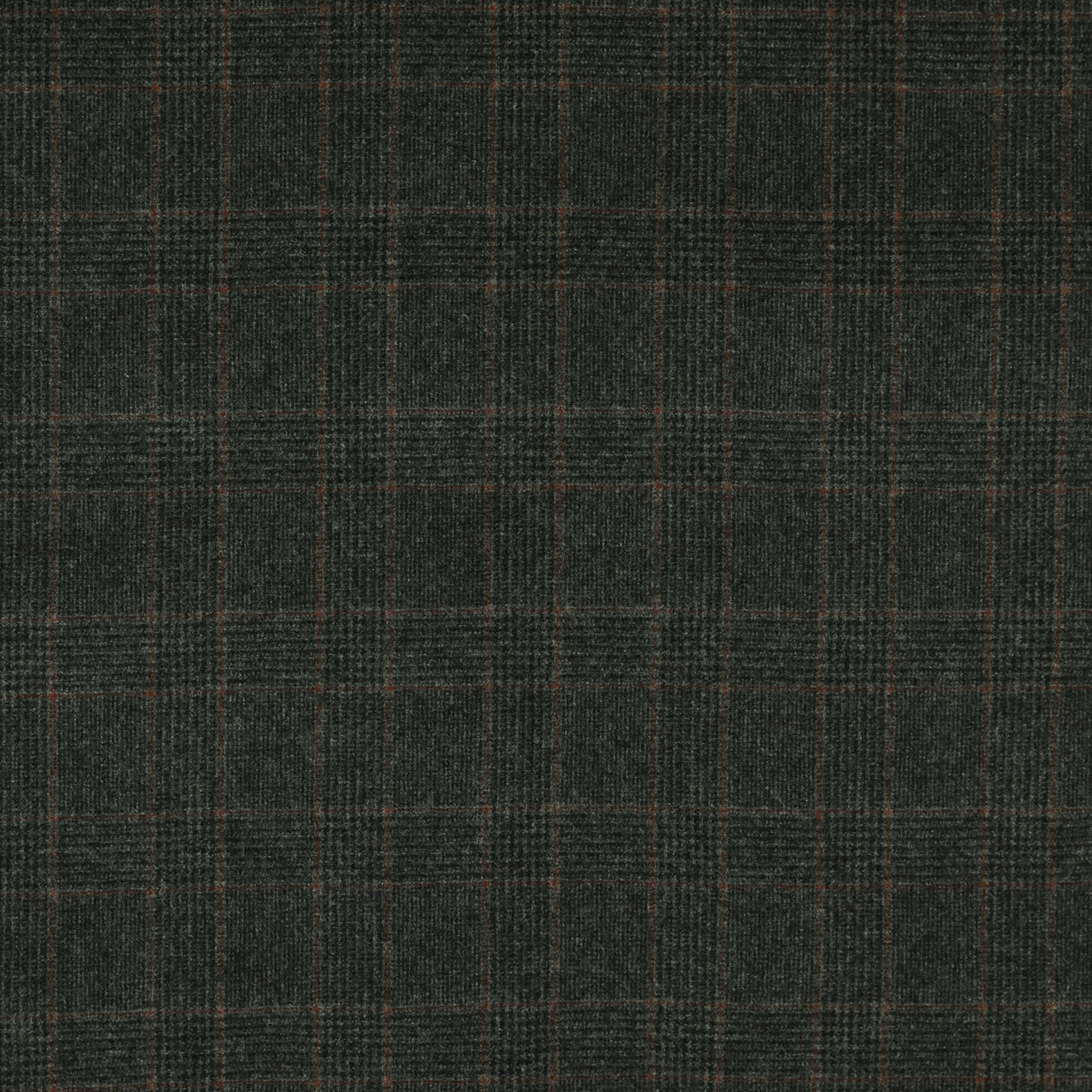 Oxbridge Flannel - Glen with Guarded Check Super 120's Wool Flannel