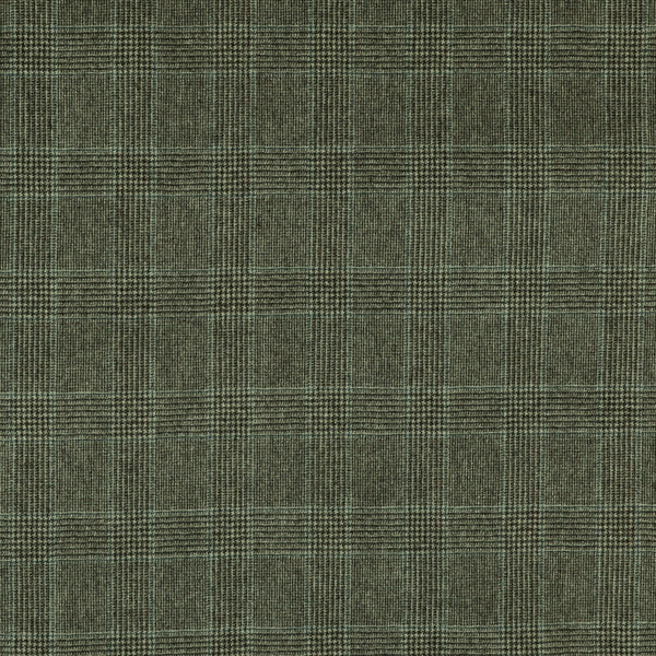 Oxbridge Flannel - Glen with Guarded Check Super 120's Wool Flannel