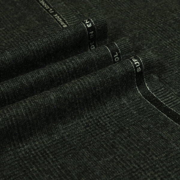 Oxbridge Flannel - Glen Check Super 120's Wool Flannel