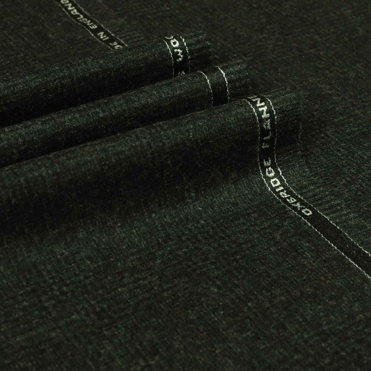 Oxbridge Flannel - Glen Check Super 120's Wool Flannel