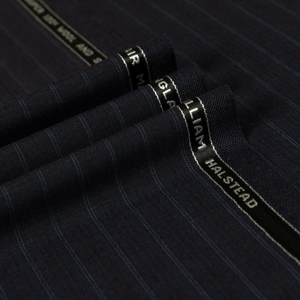 British Mohair - Stripe Summer Kid Mohair Super 120's Wool