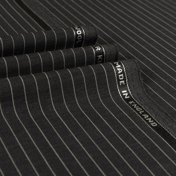 British Mohair - Stripe Summer Kid Mohair Super 120's Wool