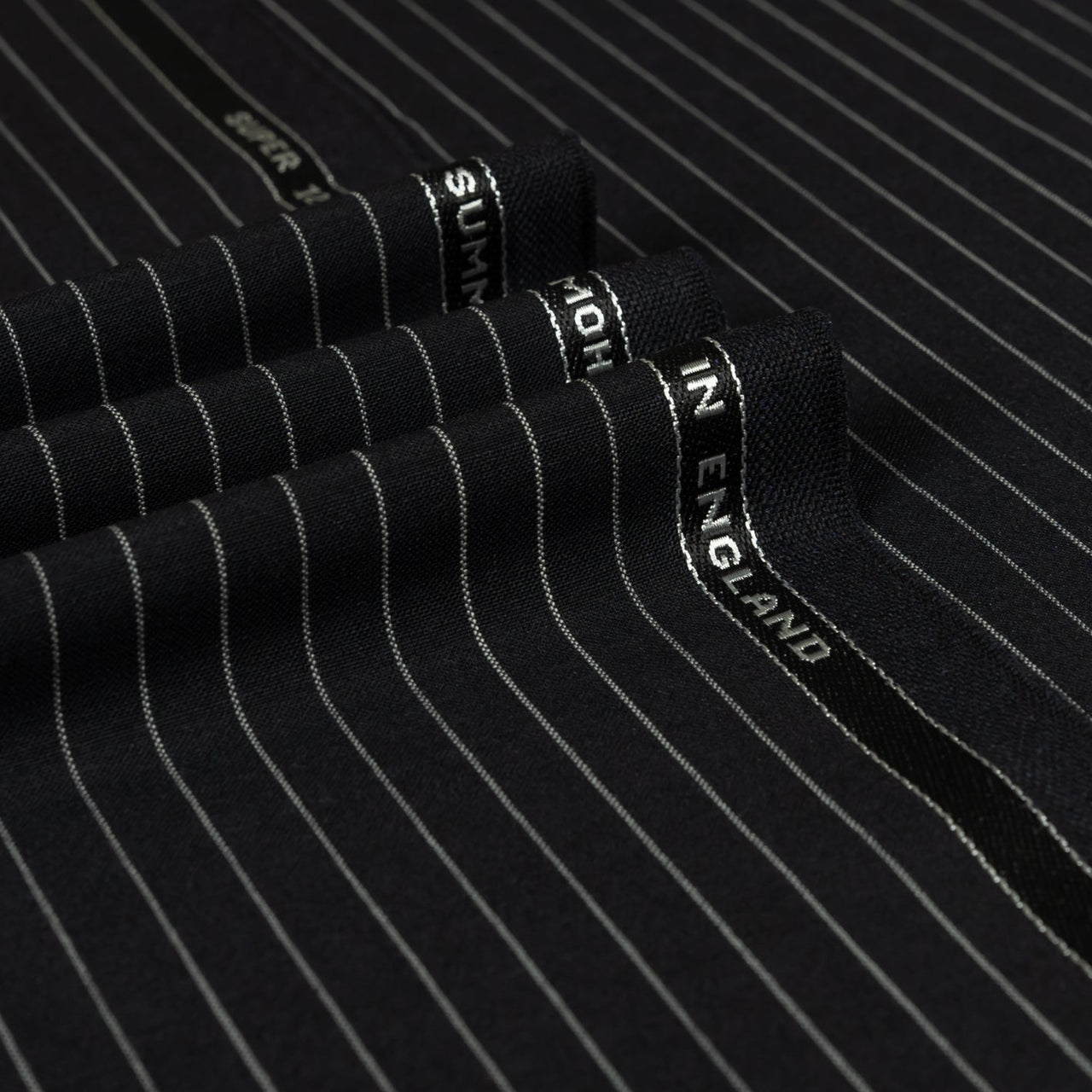 British Mohair - Stripe Summer Kid Mohair Super 120's Wool