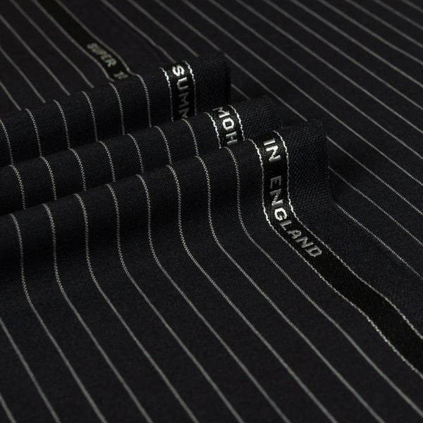 British Mohair - Stripe Summer Kid Mohair Super 120's Wool