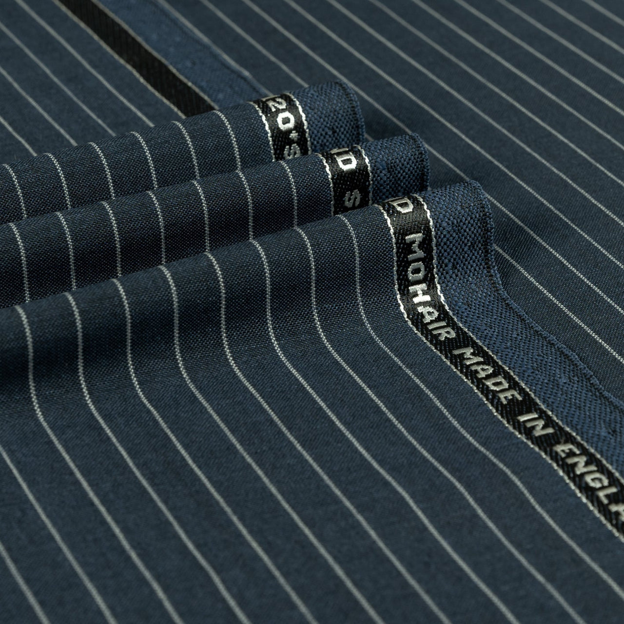 British Mohair - Stripe Summer Kid Mohair Super 120's Wool