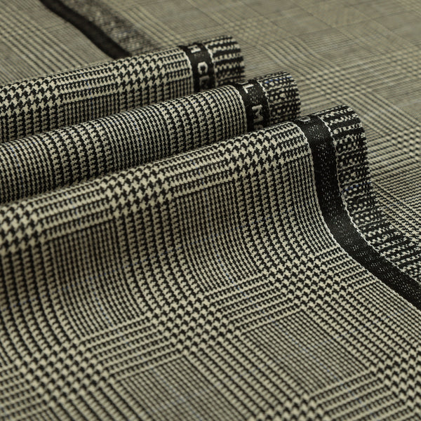 British Classic - Glen 100% Wool Suiting Fabric