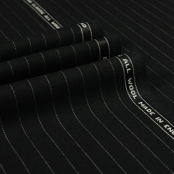 British Classic - Pin Dot Stripe 100% Wool