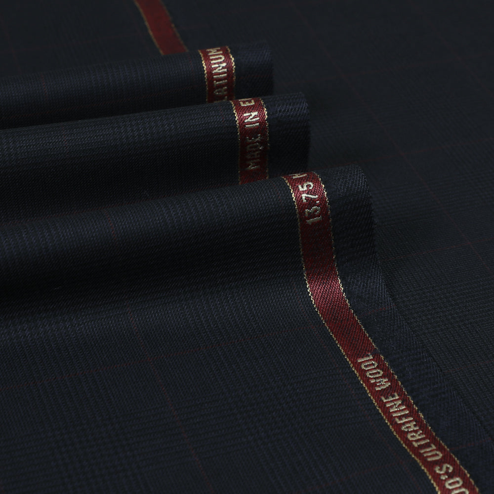 Glen Check with Windowpane Overcheck Super 200's Wool