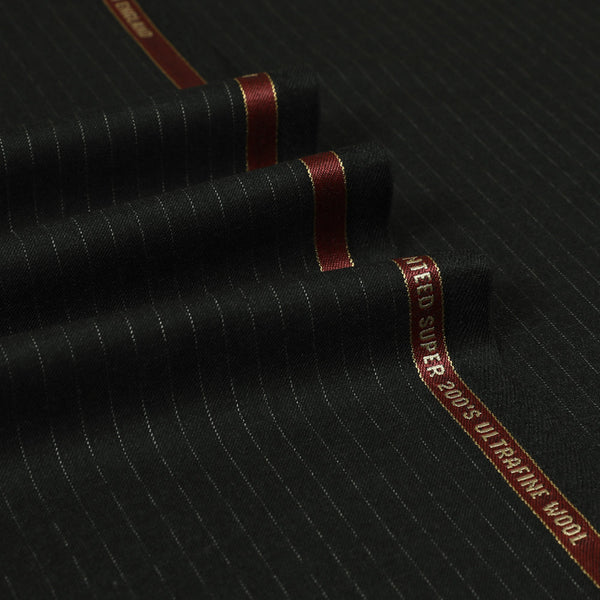 Stitch Stripe Super 200's Wool Suiting Fabric