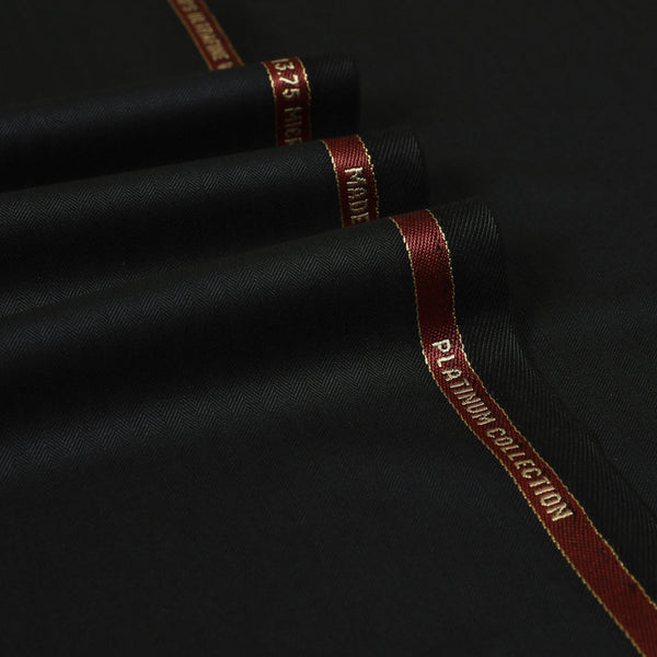 Herringbone Super 200's Wool Suiting Fabric