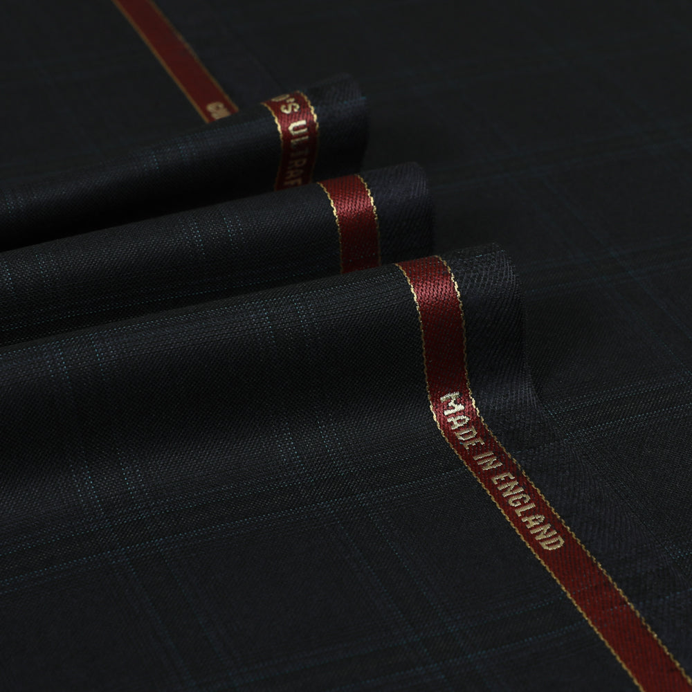 Fancy Check Super 200's Wool