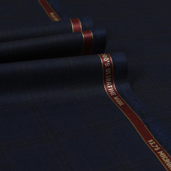 Fancy Check Super 200's Wool