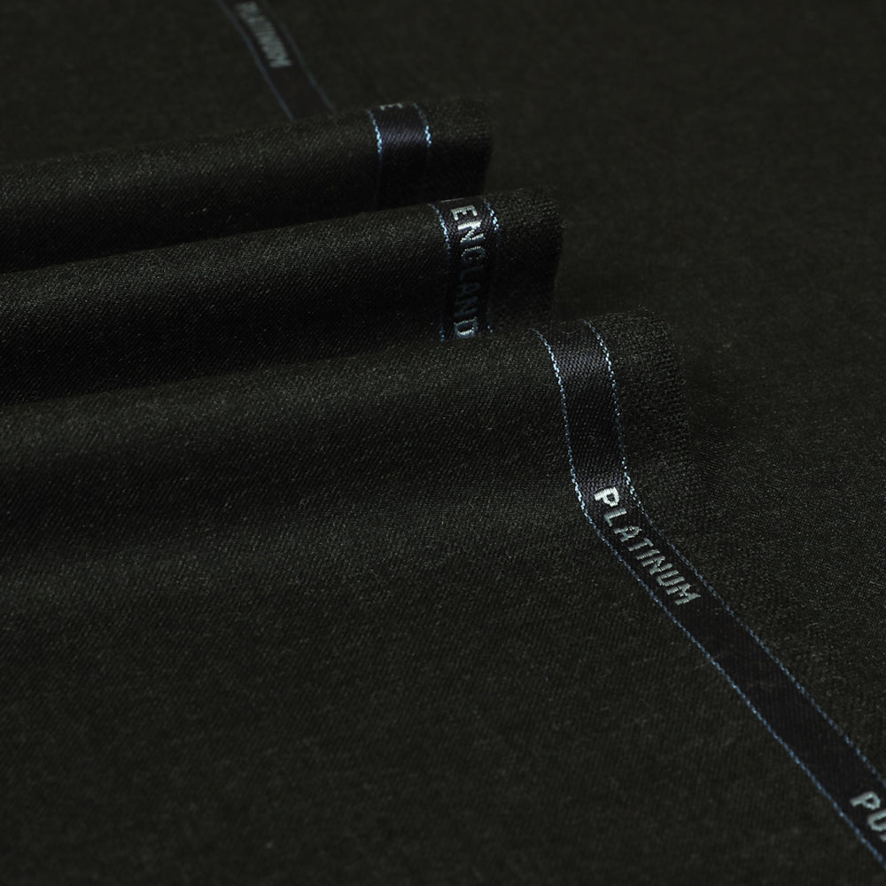 Platinum - Plain Twill Cashmere Suiting Fabric