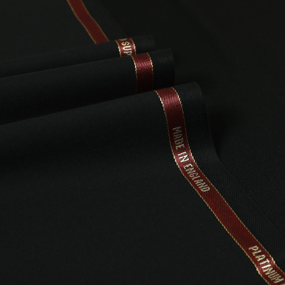 Platinum - Plain Twill Cashmere Suiting Fabric