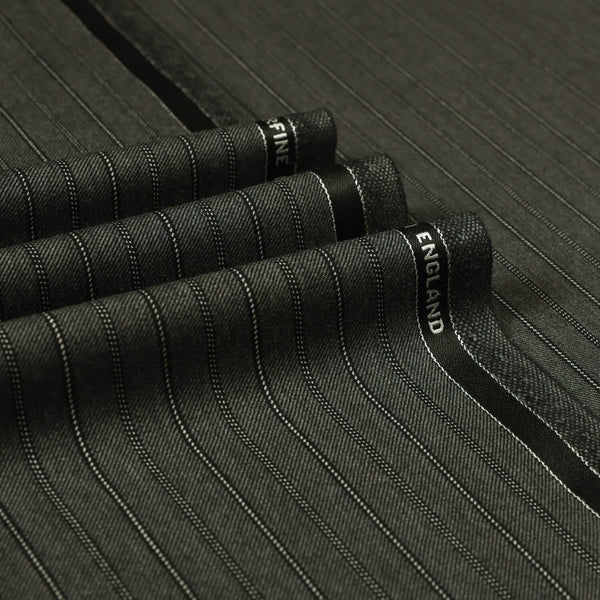 Bold Stripe 100% Wool Suiting Fabric