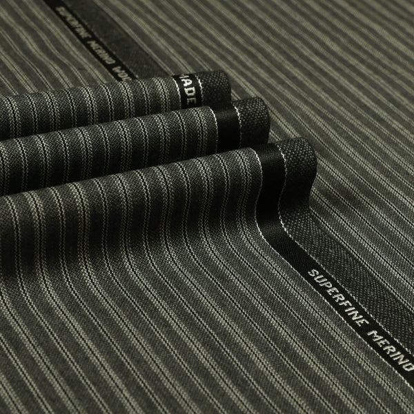 Bold Stripe 100% Wool Suiting Fabric