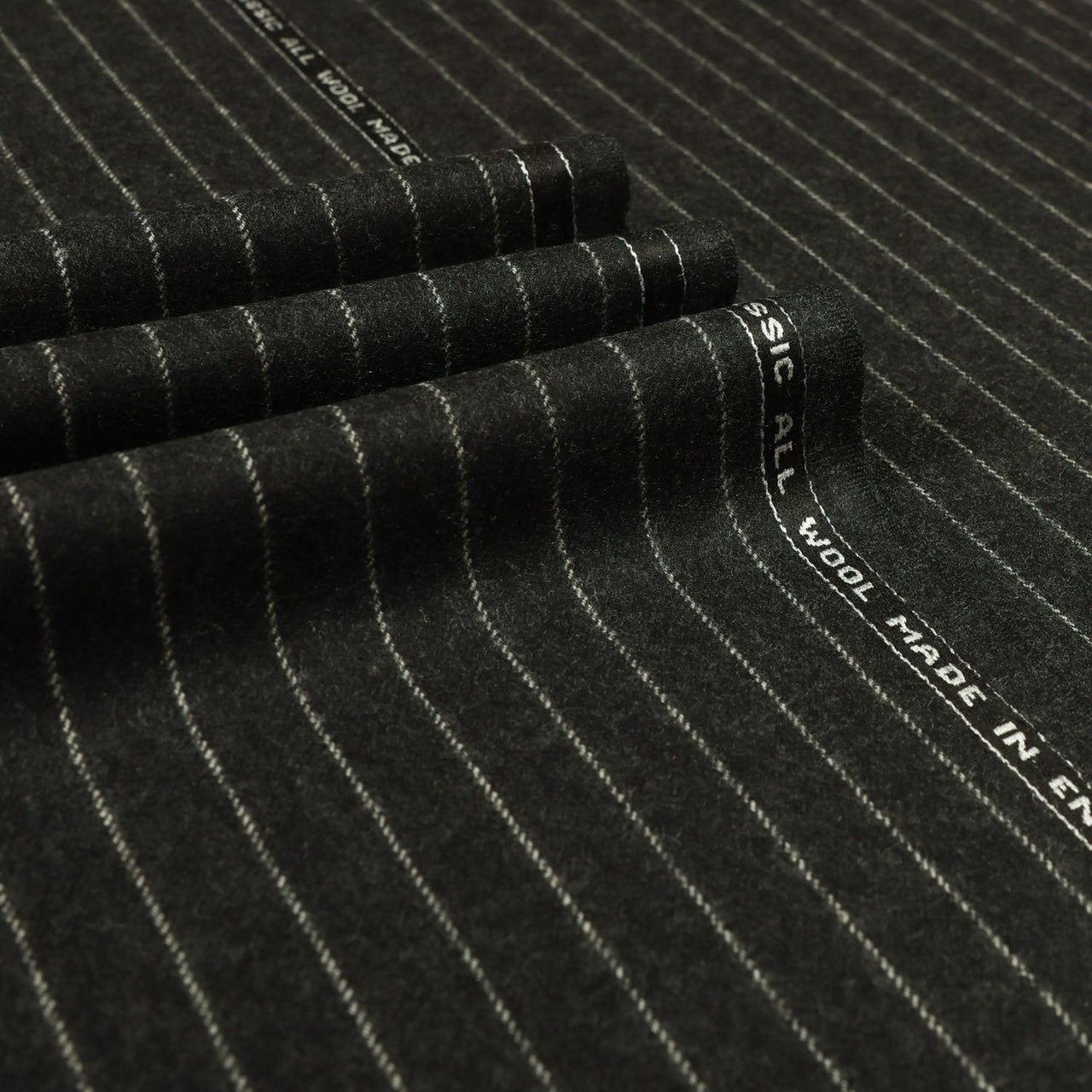 British Classic - Chalk Stripe 100% Wool