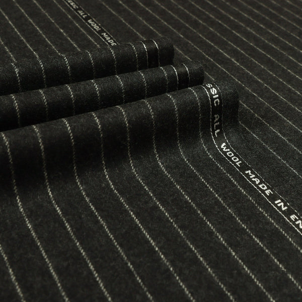 British Classic - Chalk Stripe 100% Wool