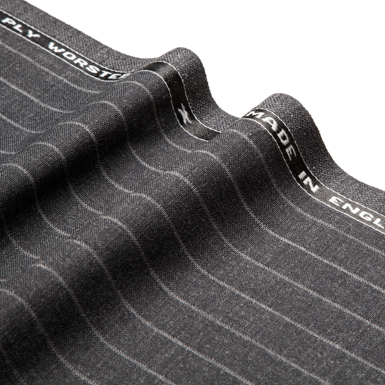 Bold Stripe 100% High Twist Wool Suiting Fabric